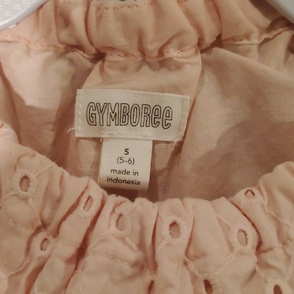Light Pink Eyelet Dress Size 5-6 Gymboree - Picture 2 of 3